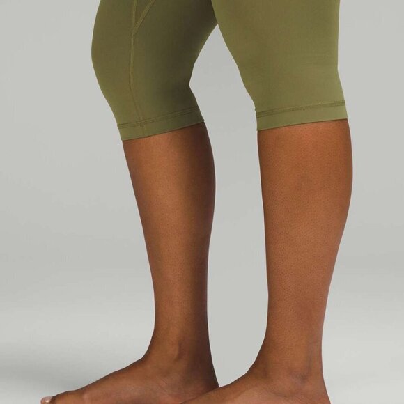 Lululemon Align High-Rise Crop 17"-Bronze Green- Size 8 (2022) - Picture 5 of 14